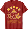 Prince Hall Mason 357 Symbol Worldwide Brotherhood Father's T-Shirt