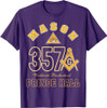 Prince Hall Mason 357 Symbol Worldwide Brotherhood Father's T-Shirt