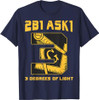 Freemason 2B1Ask1 3 Degrees Of Light Compass Square Masonic T-Shirt