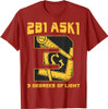 Freemason 2B1Ask1 3 Degrees Of Light Compass Square Masonic T-Shirt