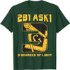 Freemason 2B1Ask1 3 Degrees Of Light Compass Square Masonic T-Shirt