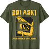 Freemason 2B1Ask1 3 Degrees Of Light Compass Square Masonic T-Shirt