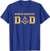 Masonic World's Greatest Dad, Father's Day Gift Freemason T-Shirt