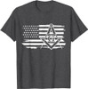 Mason Square & Compass Masonic US Flag Freemason Shriner T-Shirt