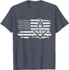 Mason Square & Compass Masonic US Flag Freemason Shriner T-Shirt
