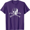 Masonic skull and bones square compass symbol - Freemason T-Shirt