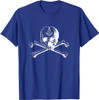 Masonic skull and bones square compass symbol - Freemason T-Shirt