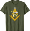 Masonic Square and Compasses Shriners Dad Father's Day T-Shirt