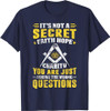 Faith Hope Charity Masonic Freemason Square and Compass T-Shirt