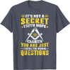 Faith Hope Charity Masonic Freemason Square and Compass T-Shirt