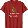 Grumpy old Past Master Funny Freemason symbol masonic lodge T-Shirt