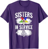 Sisters In Service OES Masonry Freemasonry Masonic Freemason T-Shirt