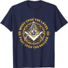 Freemason Meet Upon the Level Part Upon The Square Masonic T-Shirt