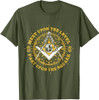 Freemason Meet Upon the Level Part Upon The Square Masonic T-Shirt