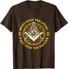 Freemason Meet Upon the Level Part Upon The Square Masonic T-Shirt