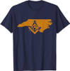 North Carolina Masons Grand Lodge Freemason Fathers Day T-Shirt