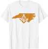North Carolina Masons Grand Lodge Freemason Fathers Day T-Shirt