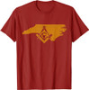 North Carolina Masons Grand Lodge Freemason Fathers Day T-Shirt