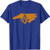 North Carolina Masons Grand Lodge Freemason Fathers Day T-Shirt
