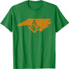 North Carolina Masons Grand Lodge Freemason Fathers Day T-Shirt