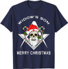 Masonic Widow's Son Compass Square Freemason Merry Christmas T-Shirt