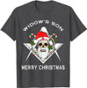 Masonic Widow's Son Compass Square Freemason Merry Christmas T-Shirt