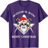 Masonic Widow's Son Compass Square Freemason Merry Christmas T-Shirt