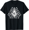 Masonic Square And Compasses Design T-Shirt