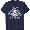 Masonic Square And Compasses Design T-Shirt