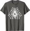 Masonic Square And Compasses Design T-Shirt