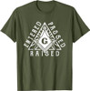 Masonic Square And Compasses Design T-Shirt