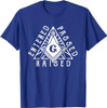 Masonic Square And Compasses Design T-Shirt