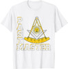 Freemason Past Master Symbol Square & Compasses Father's Day T-Shirt