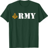 Army Masons Armed Forces Flag Day Masonic Father's Day T-Shirt