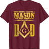 Dad Square Compass Masonic Shriner Freemason T-Shirt