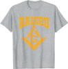 Freemason Lodge Raised Masonic Symbol T-Shirt