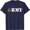 Army  Armed Forces Flag Day Masonic Father's Day T-Shirt