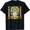 freemason Tee Watercolour illustration mysterious illuminati T-Shirt