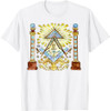 freemason Tee Watercolour illustration mysterious illuminati T-Shirt