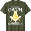 I Took An Oath Freemason Masonic Master Masons Freemasonry T-Shirt