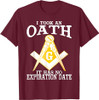 I Took An Oath Freemason Masonic Master Masons Freemasonry T-Shirt