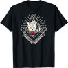 Cute Masonic Meowing Cat freemason mason esoteric spiritual T-Shirt