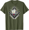 Cute Masonic Meowing Cat freemason mason esoteric spiritual T-Shirt