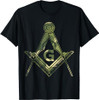 Mason Square & Compass Camo Camouflage Freemason Masonic T-Shirt
