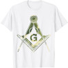 Mason Square & Compass Camo Camouflage Freemason Masonic T-Shirt