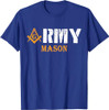 Freemason Army Compass & Square Masonic Symbol Vintage T-Shirt