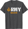 Freemason Army Compass & Square Masonic Symbol Vintage T-Shirt