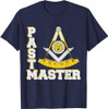 Past Master Symbol Square & Compasses Father's Day Freemason  T-Shirt