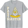Past Master Symbol Square & Compasses Father's Day Freemason  T-Shirt