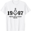 Mason Freemason Masonic Prince Hall Square & Compass Shriner T-Shirt